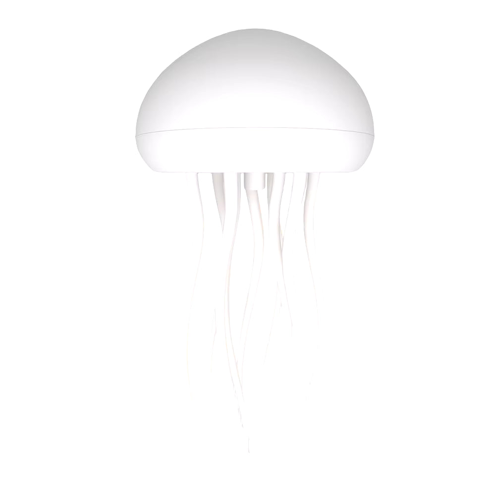 RGB Gradient Jellyfish Atmosphere Bedside Lamp Rechargeable Desk Lamp with Dancing Legs and Touch Sensor Voice Control